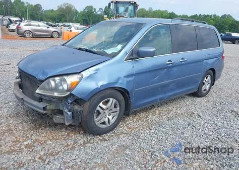 2007 Honda Odyssey Ex from USA, damaged, VIN 5FNRL38467B018506